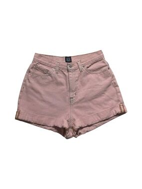 BDG Soft Pink High-Rise Denim Shorts